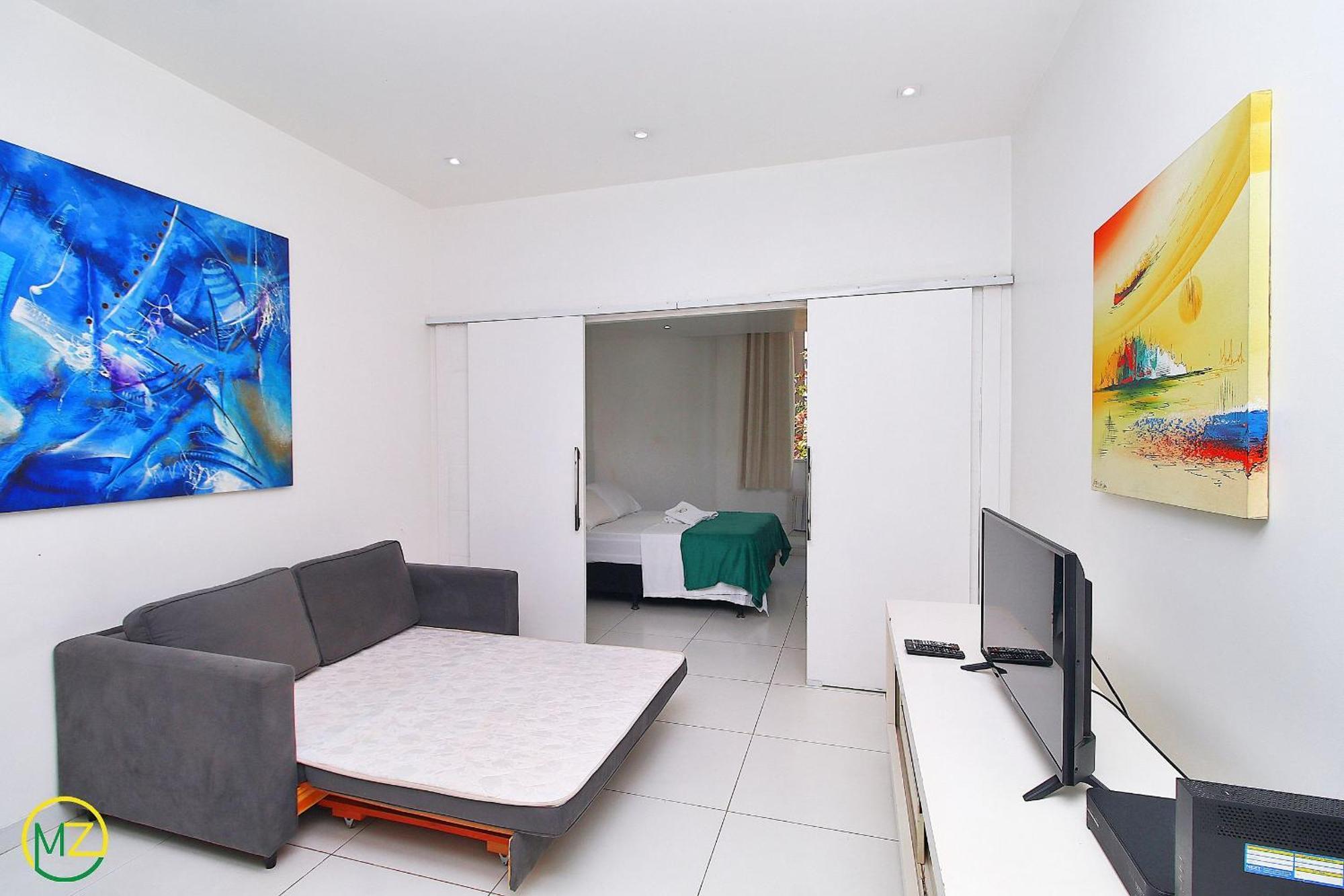 Studio Com Vista Lateral Para O Mar Em Copacabana Rio de Janeiro Exterior foto