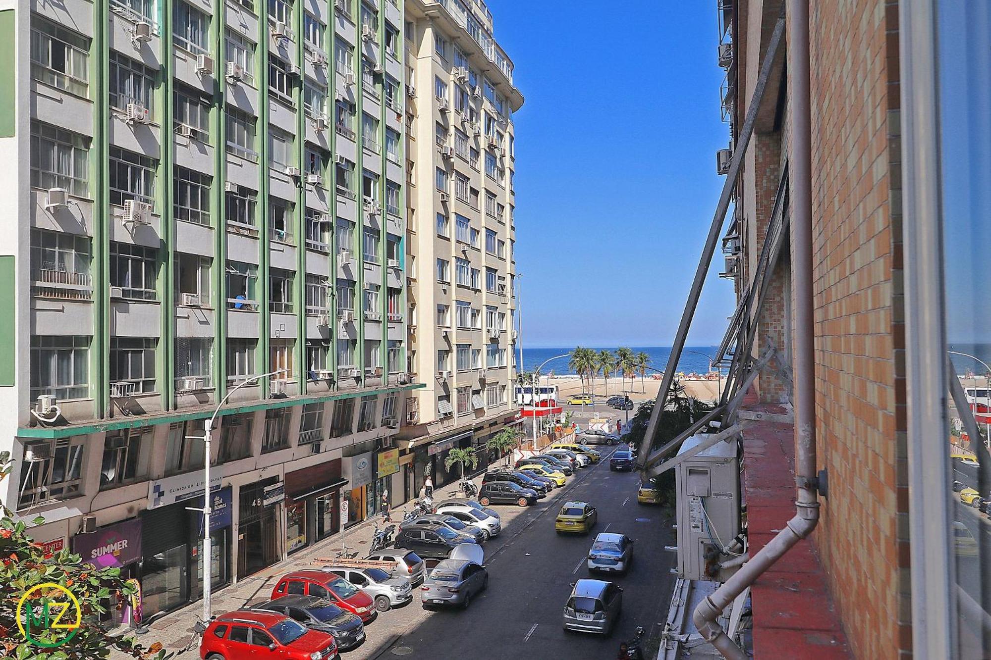 Studio Com Vista Lateral Para O Mar Em Copacabana Rio de Janeiro Exterior foto