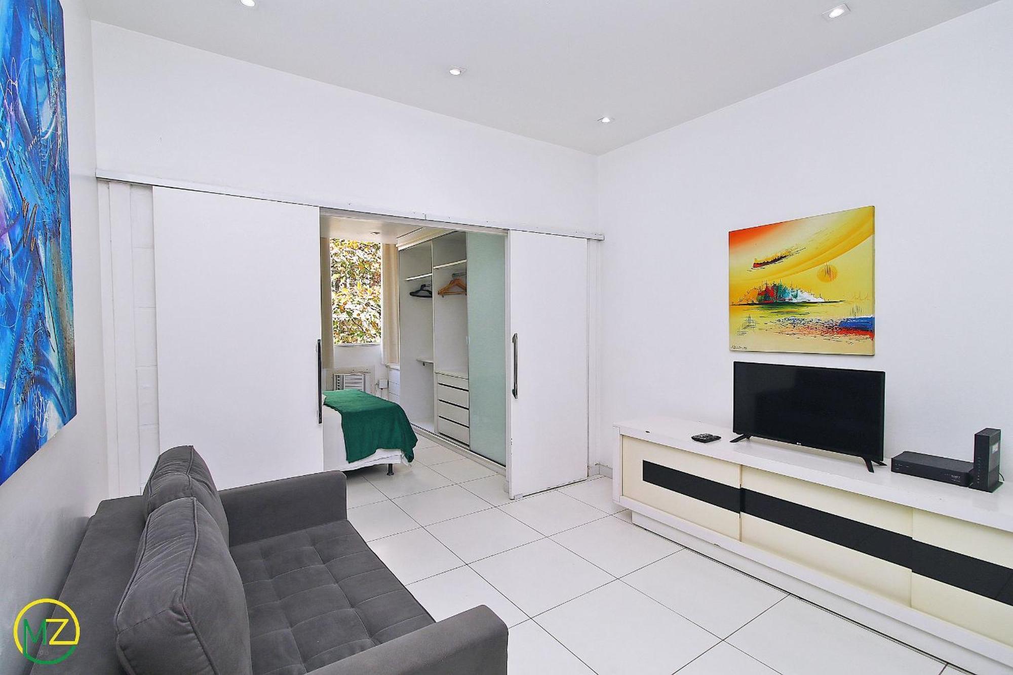 Studio Com Vista Lateral Para O Mar Em Copacabana Rio de Janeiro Exterior foto